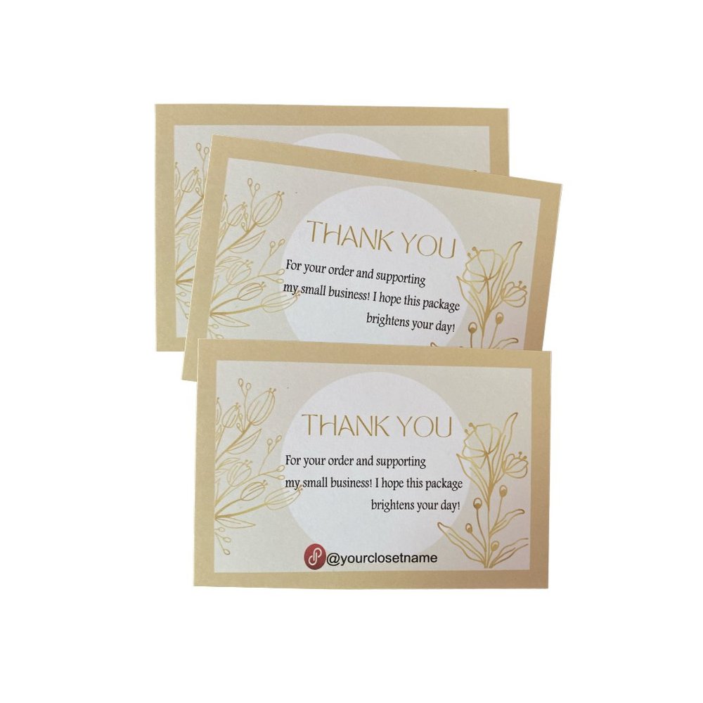 New! Thank you business cards! 100 count Business cards. Thank You Note